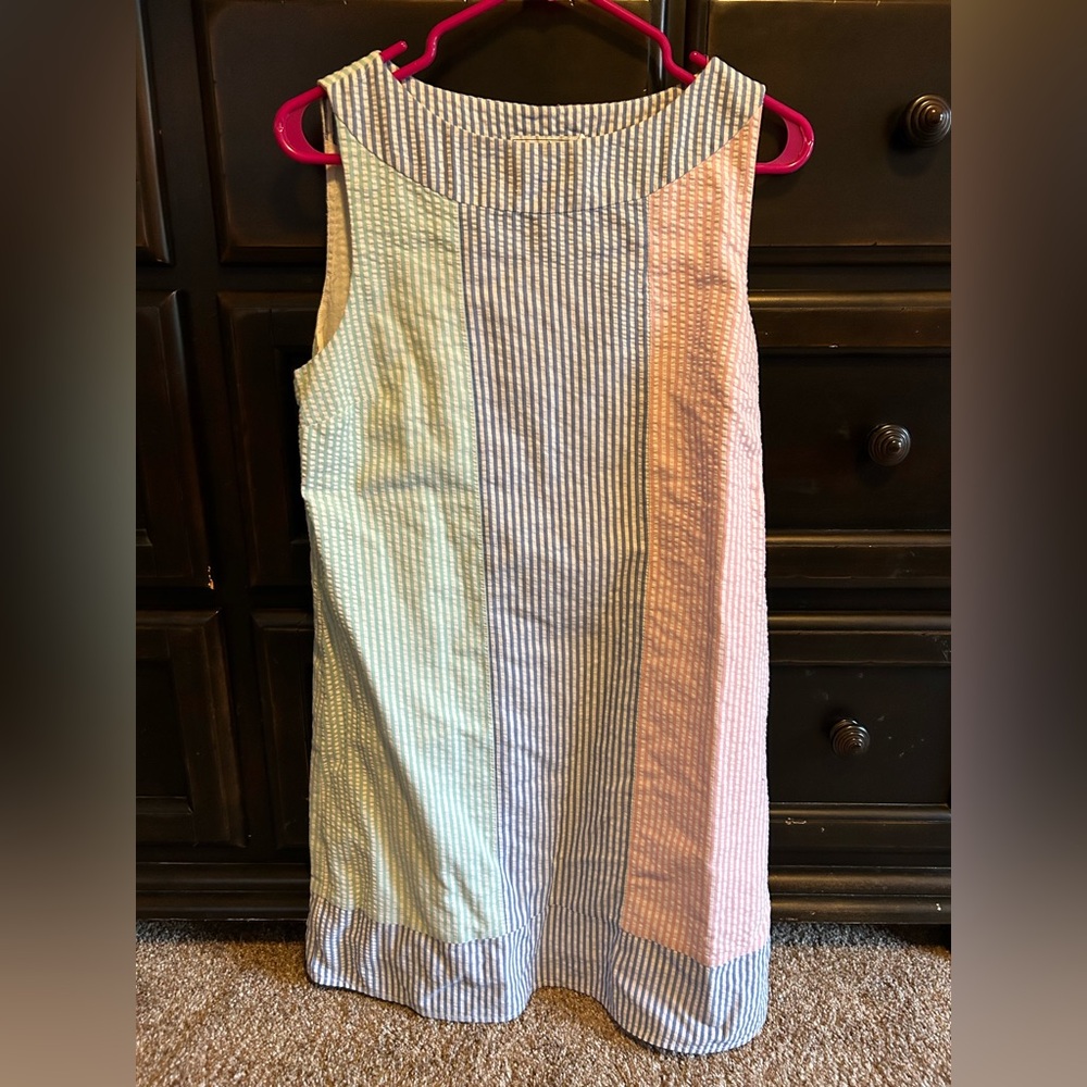Vineyard Vines Kentucky Derby Seersucker Dress Sz 6